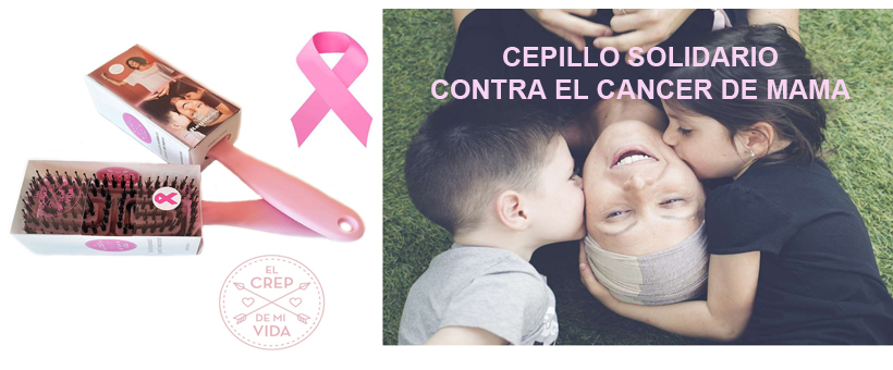 Cepillo solidario contra el cancer de mama